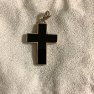 David Yurman Onyx cross